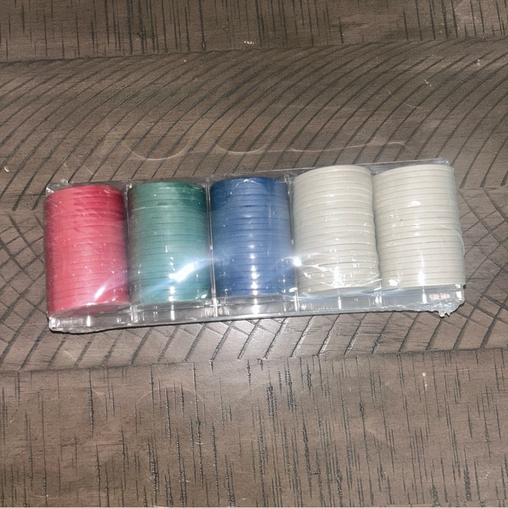 Multicolor Poker Chips Set